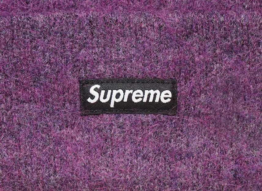 Supreme Mohair Beanie Purple