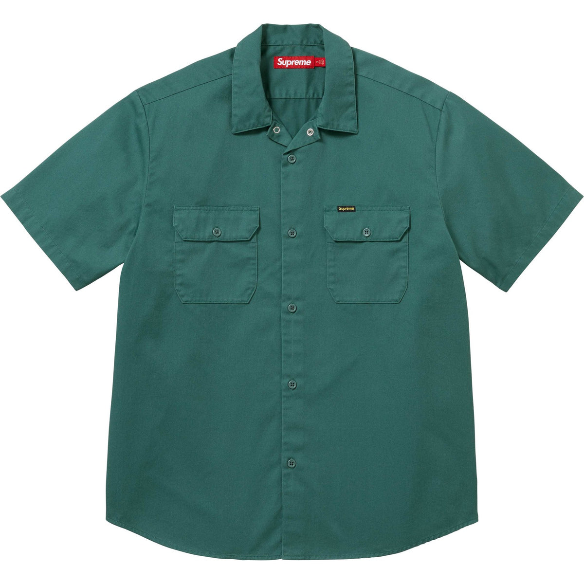 Supreme Ghostface S/S Work Shirt Work Green