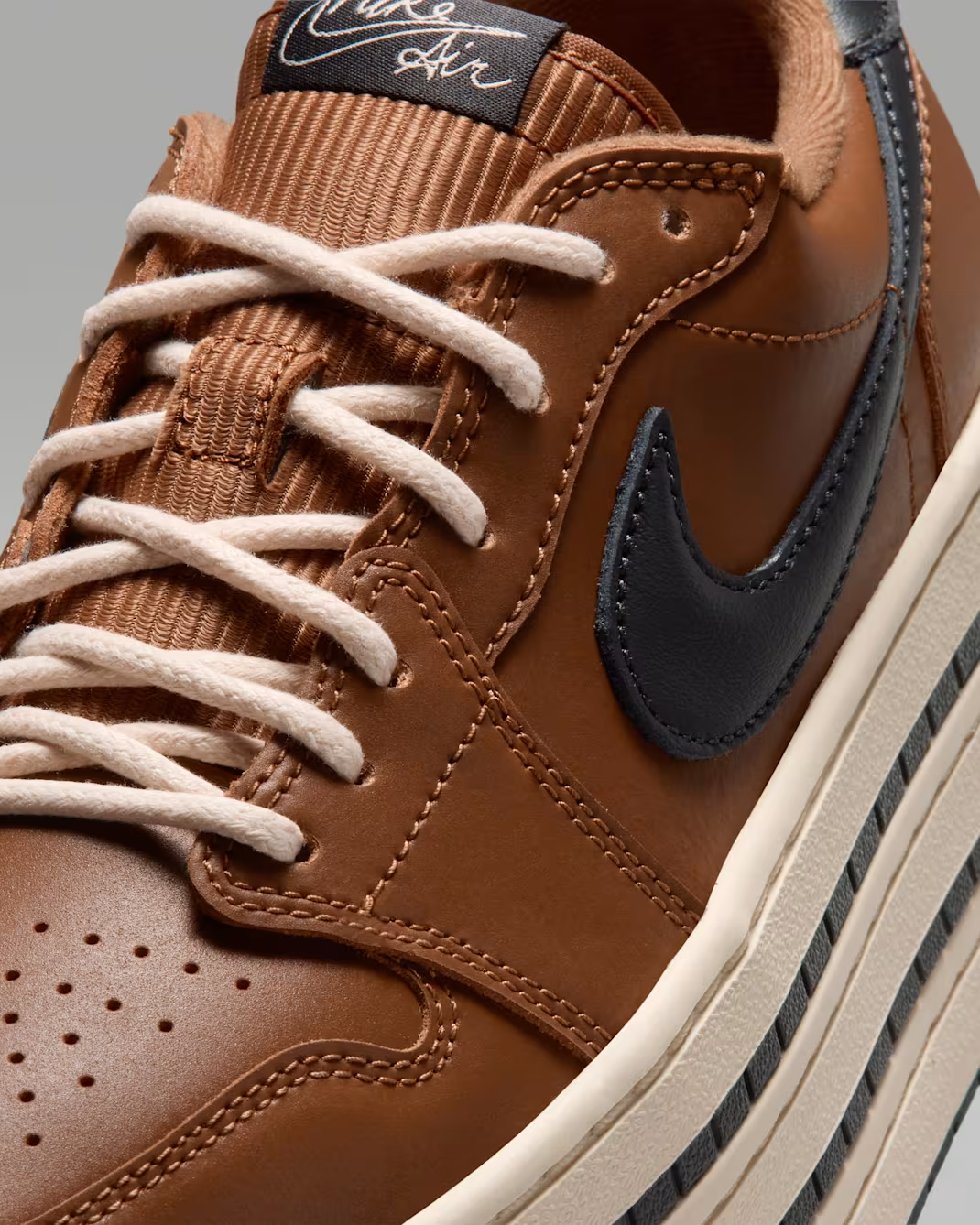 IV5086-200 Nike Air Jordan 1 Triple Stack SE "Light British Tan" (Women's)