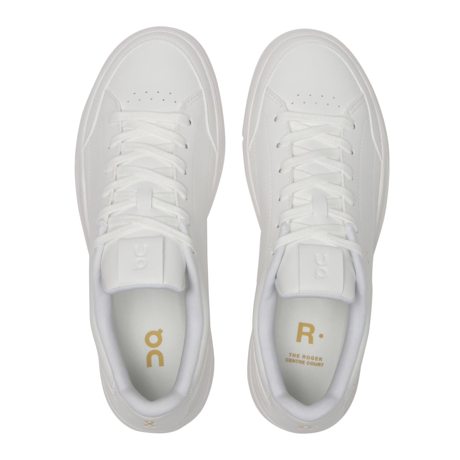 3MG10481200 On THE ROGER Centre Court White White (Men's)