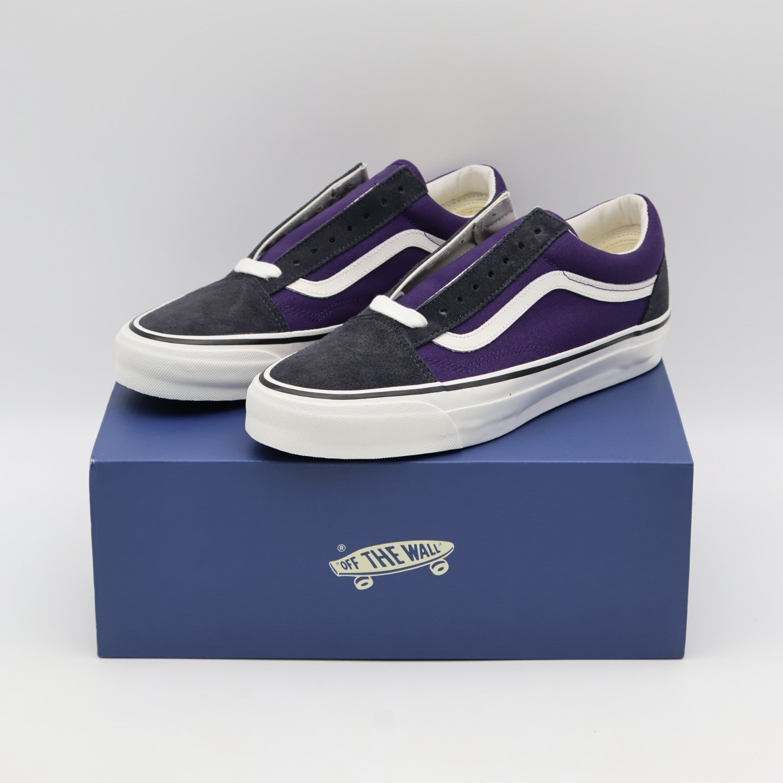 VN000D56G0P Vans Premium Old Skool Grey Purple (Men's)