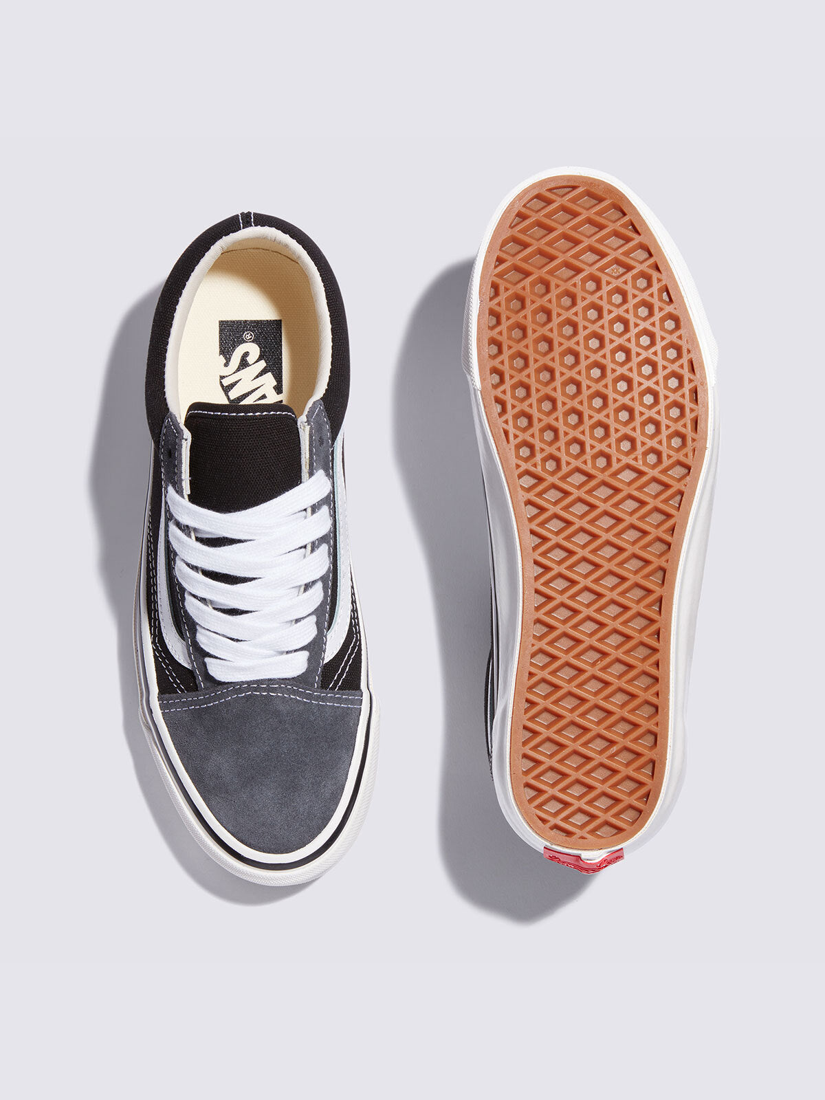VN000D56239 Vans Premium Old Skool Suede Gray Black (Men's)