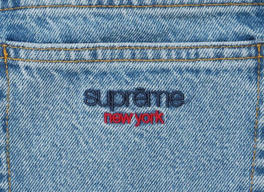 Supreme Baggy Jean Washed Indigo (25SS)