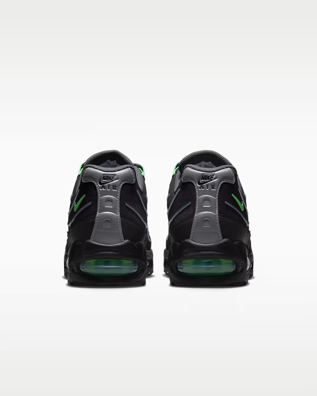 IH7853-004 Nike Air Max 95 Big Bubble Tech "Iron Grey/Dream Green" (Men's)