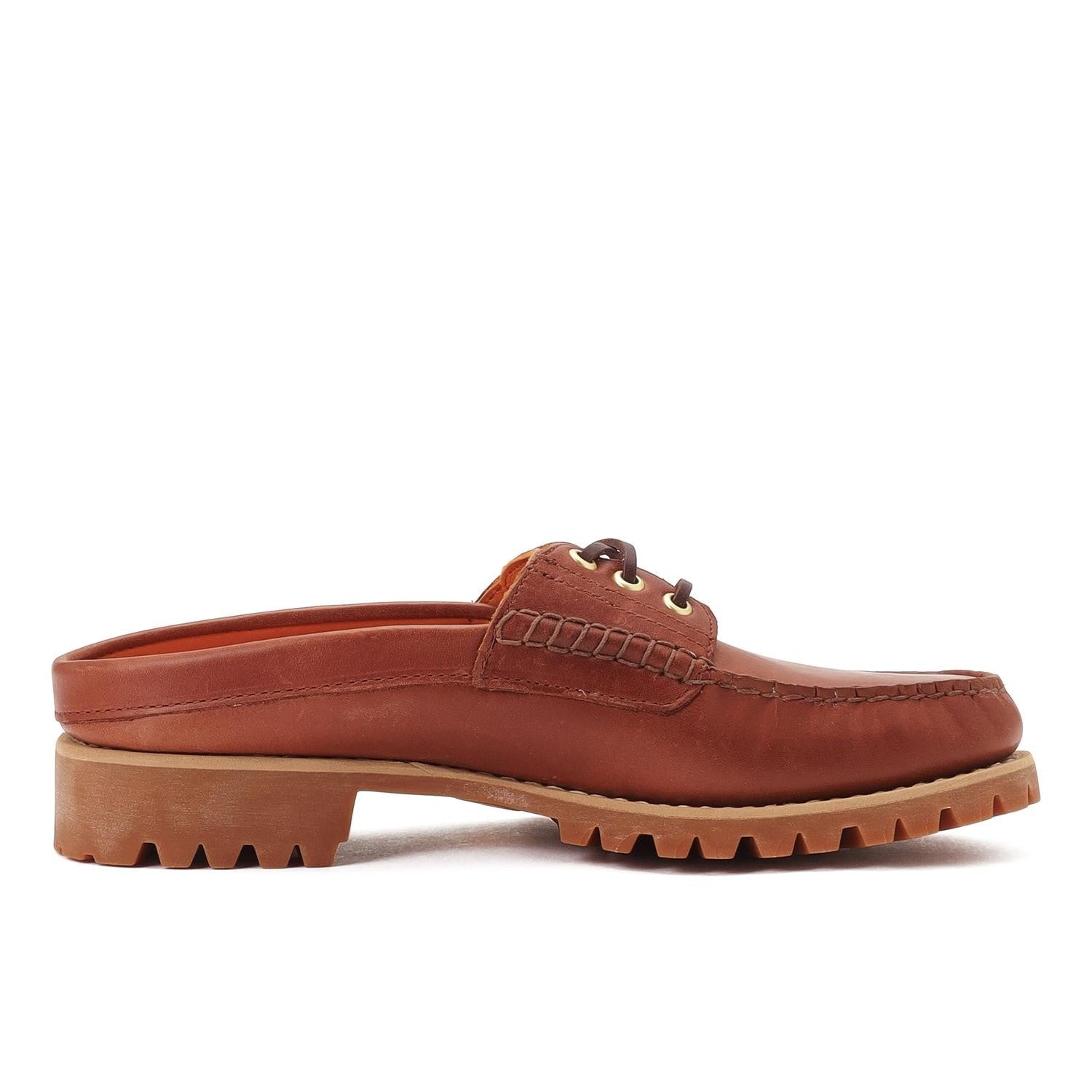 A6ETDEM6 Timberland 3-Eye Vibram Sole Mule Rust (Men's)