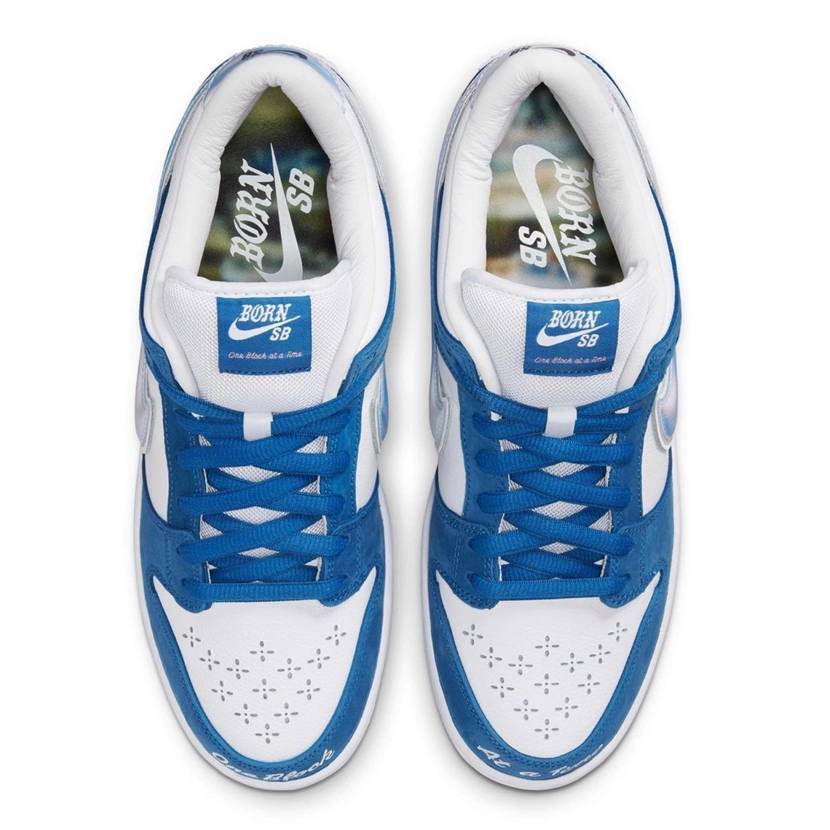 FN7819-400 Born x Raised Nike SB Dunk Low Pro QS One Block At a Time (Men's)