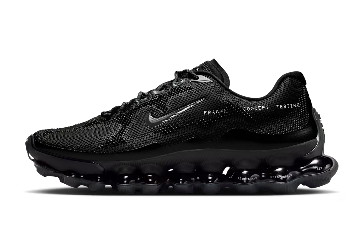 IQ8601-001 fragment design Nike Air Liquid Max Black (Men's)