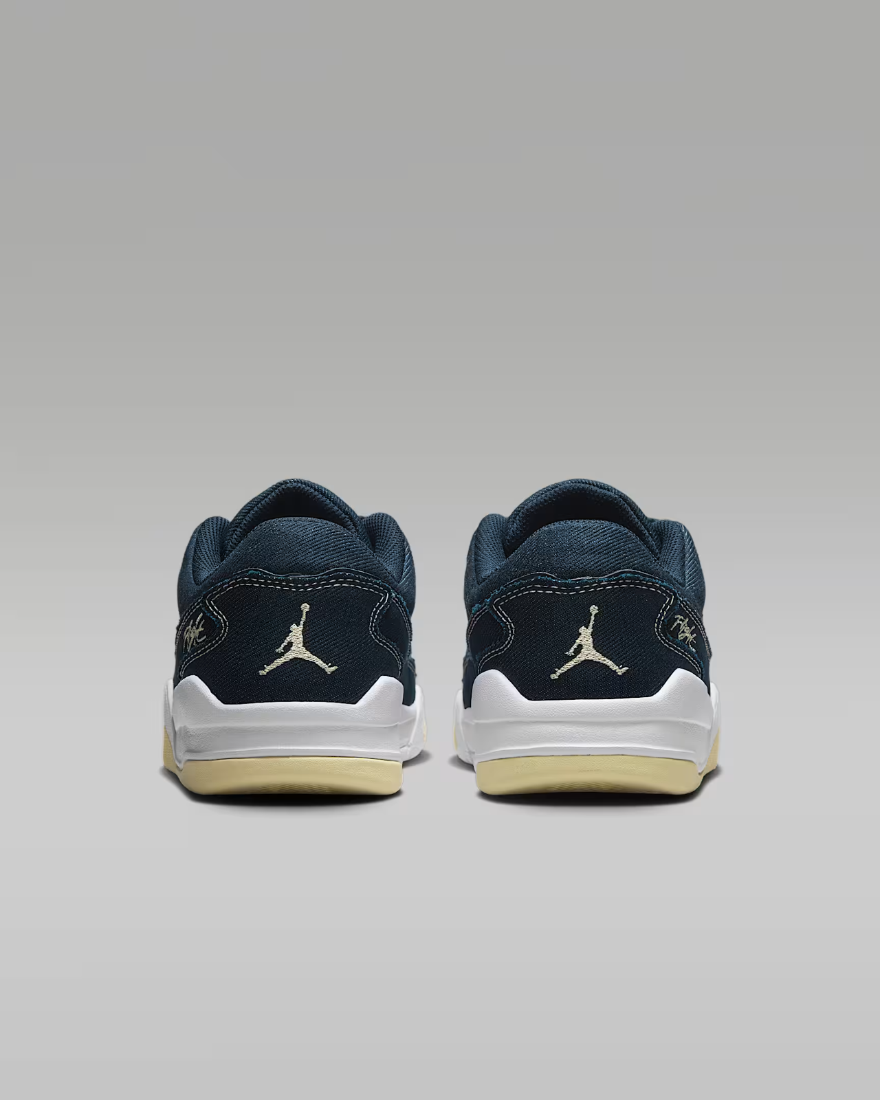 IH4489-451 Nike  Jordan Flight Court Obsidian White Alabaster (Women's)