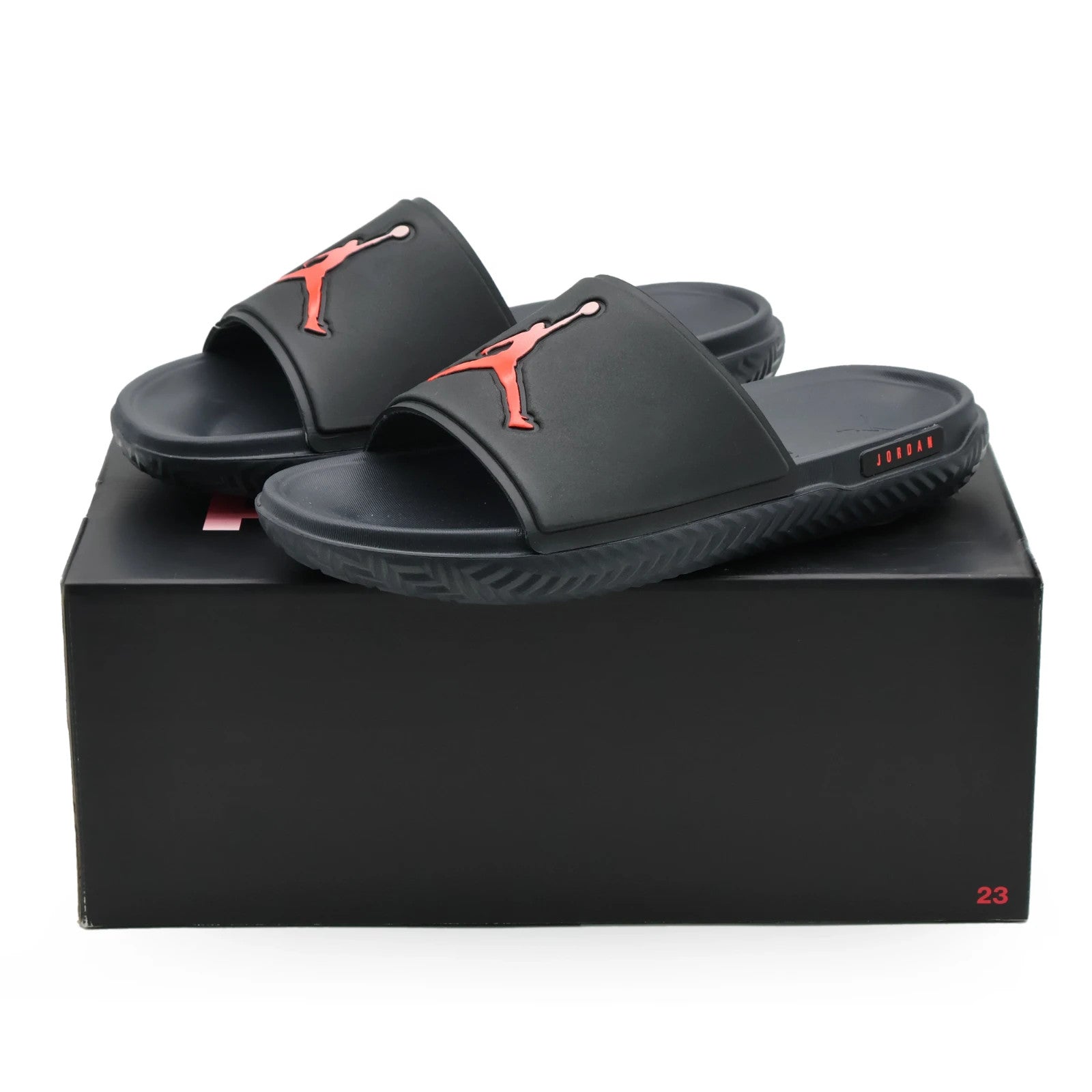 FQ7962-001 PSG Nike Jordan Jumpman Slide Off Noir Pink Oxford Infrared 23 (Men's