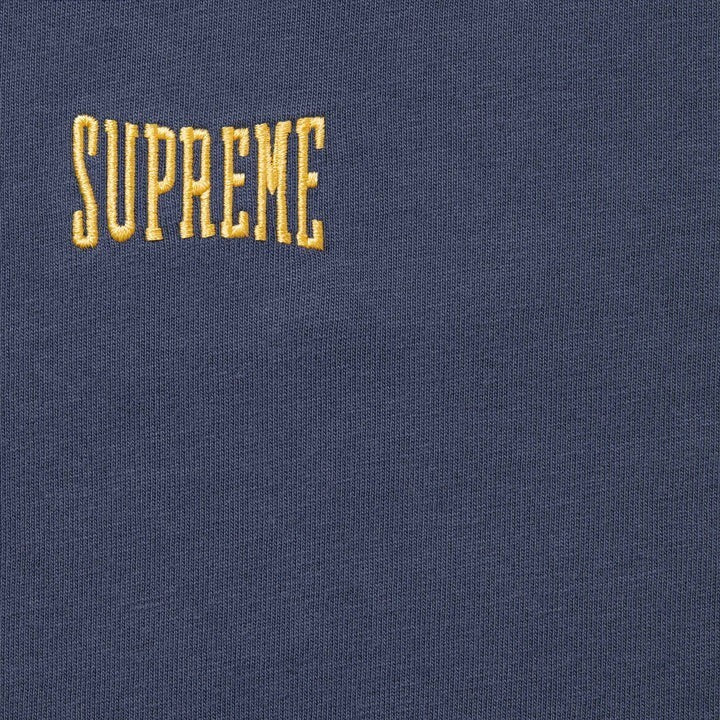 Supreme Warm Up Washed S/S Top Navy