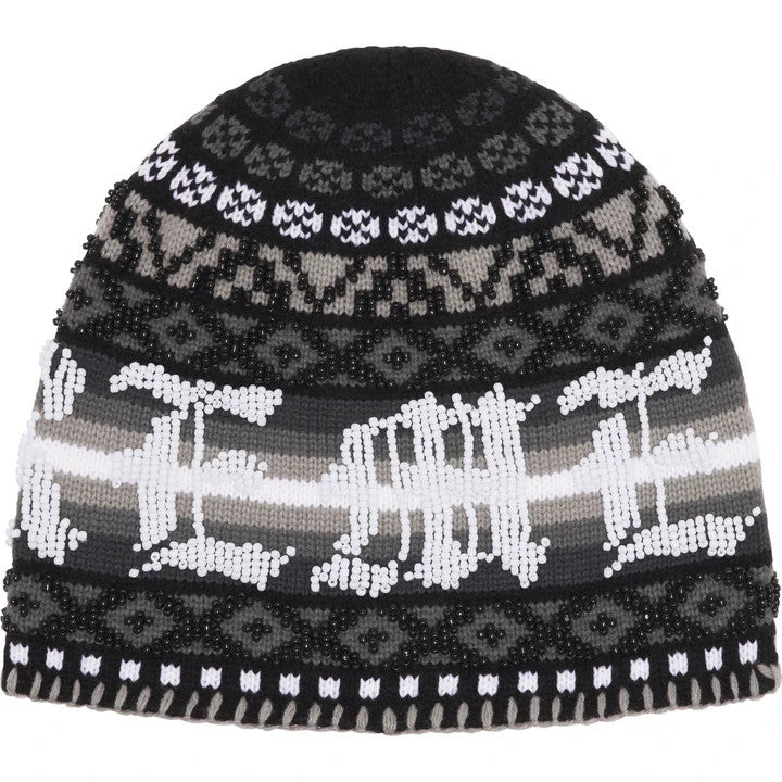Supreme Beaded Beanie Black