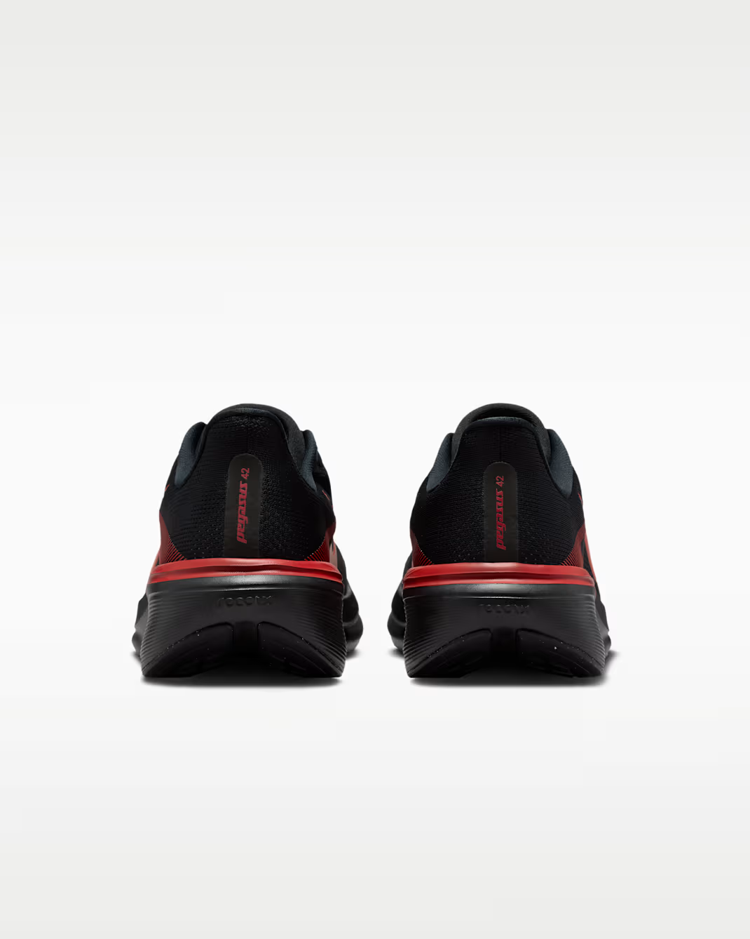 IB1873-007 Nike Pegasus 42 "Black/University Red" (Men's)