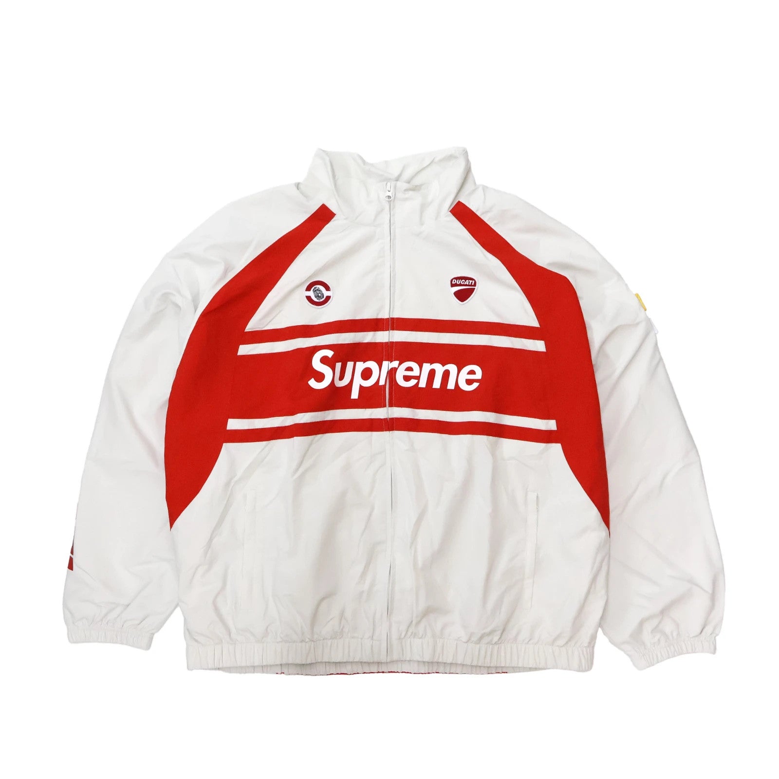 Supreme Ducati Track Jacket Light Grey