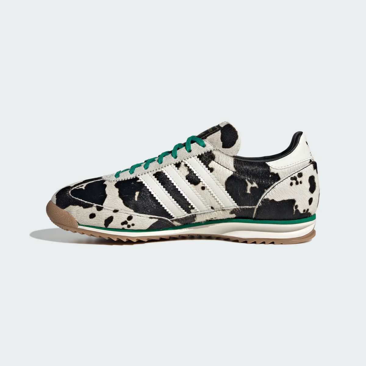 JR1639 adidas Originals SL72 OG Core Black Off White Court Green (Women's)