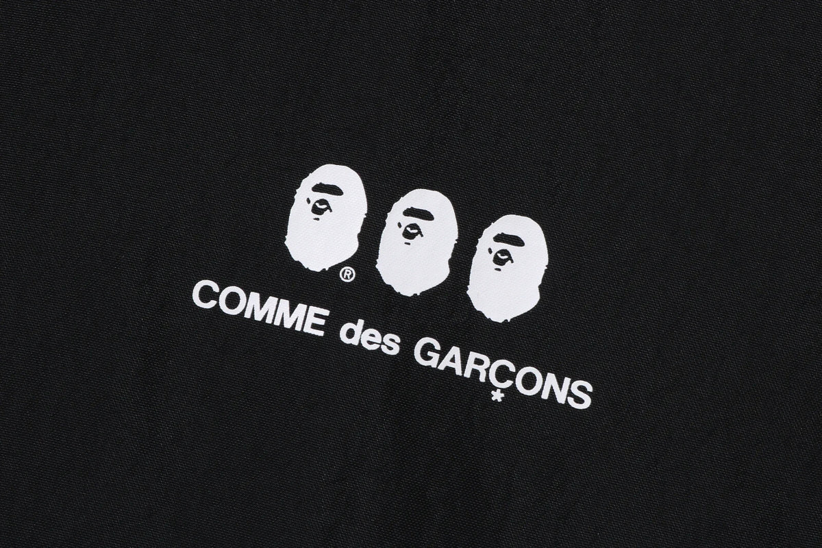 A BATHING APE COMME des GARCONS OSAKA Coach Jacket Black