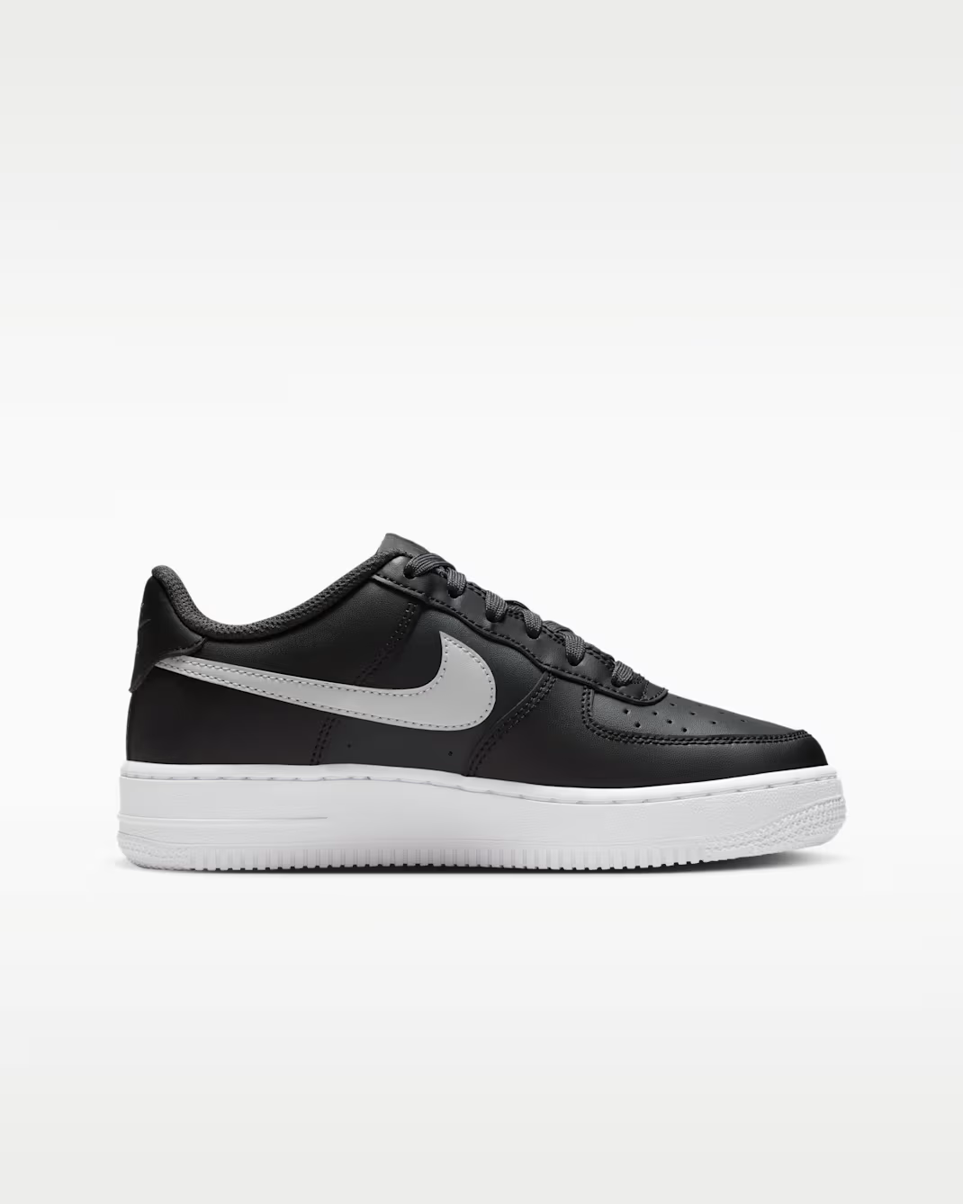 IR0595-002 IR0595-002 Nike GS Air Force 1 Dark Smoke Grey/Black