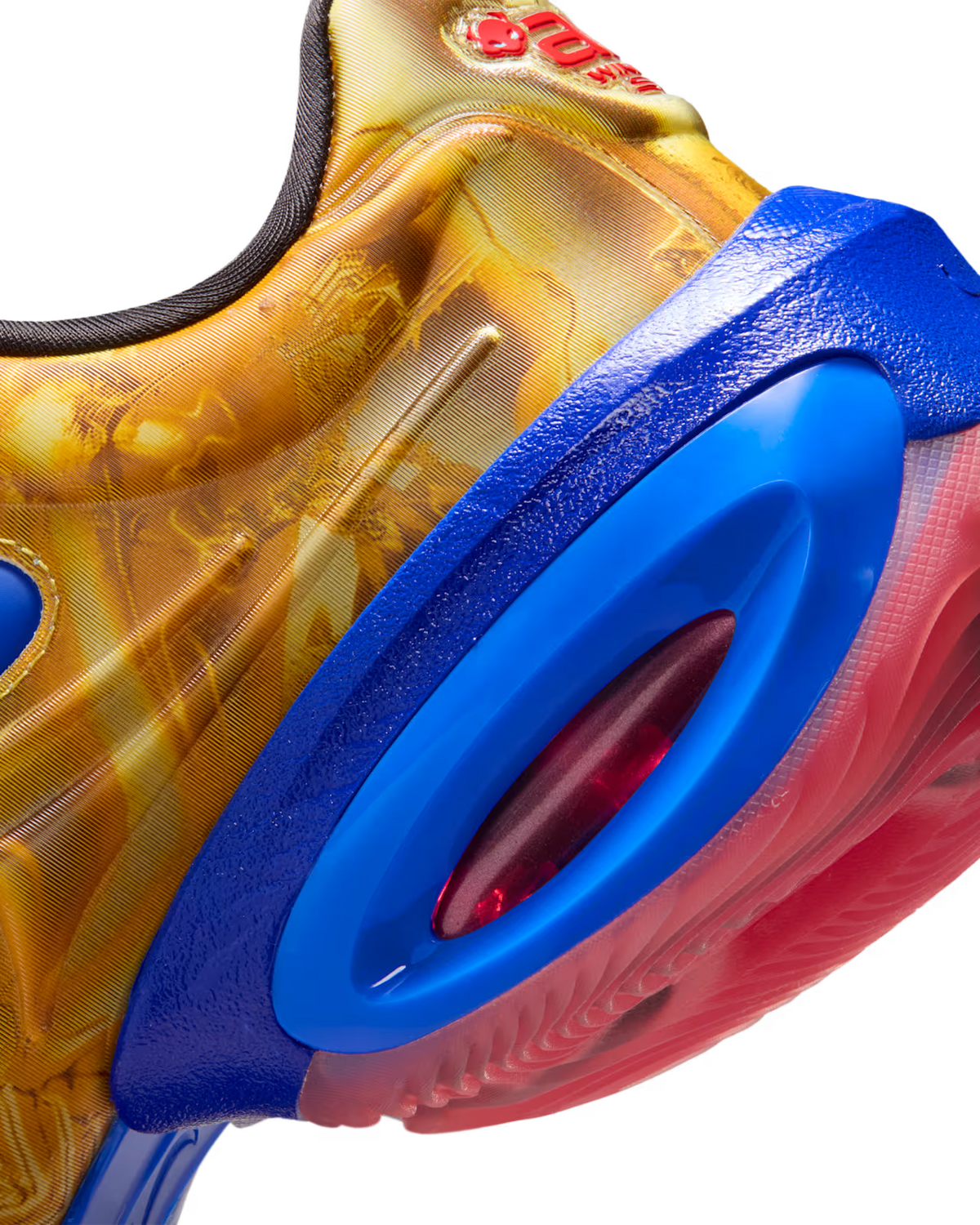 IQ3838-700 Windowsen Nike Air Max Muse Metallic Gold Chile Red (Women's)