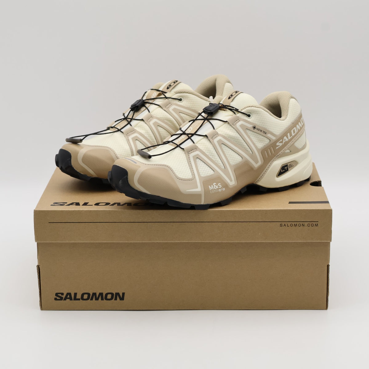 L47600300 Salomon Speedcross 3 GORE-TEX Vanilla Ice White Pepper (Men's)
