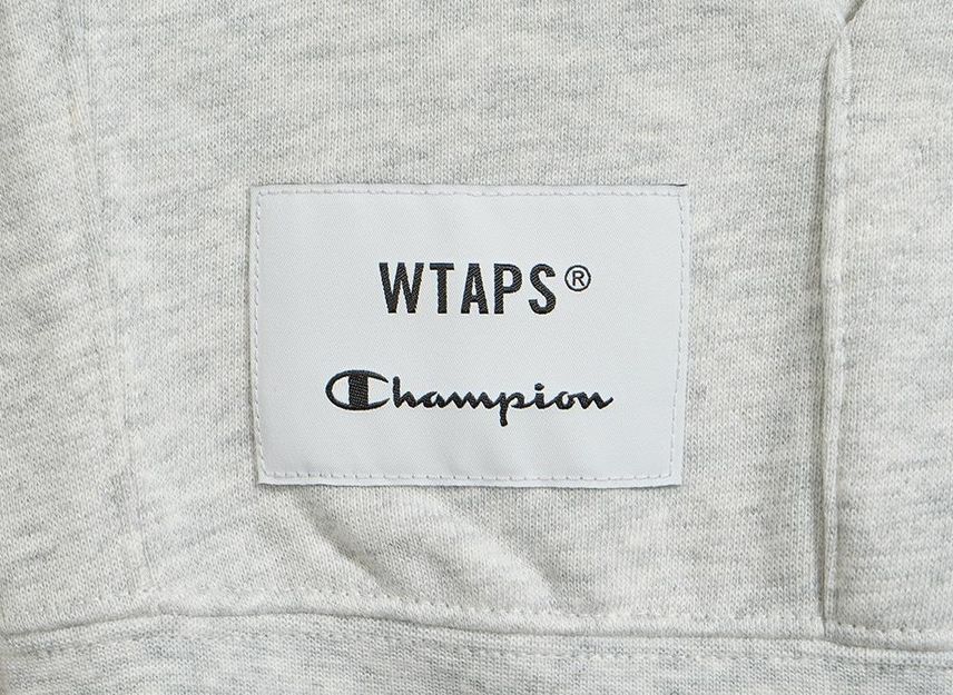 WTAPS x Champion Academy Hooded CTPL Gray 242HBCHD-CSM04S C8-B114