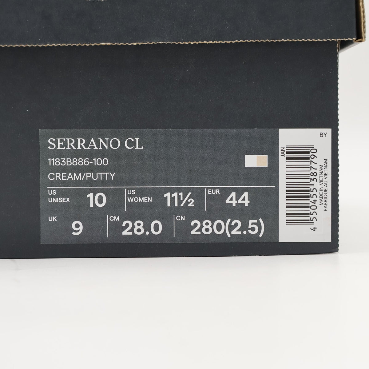 1183B886-100 Onitsuka Tiger Serrano CL Cream Putty (Men's)