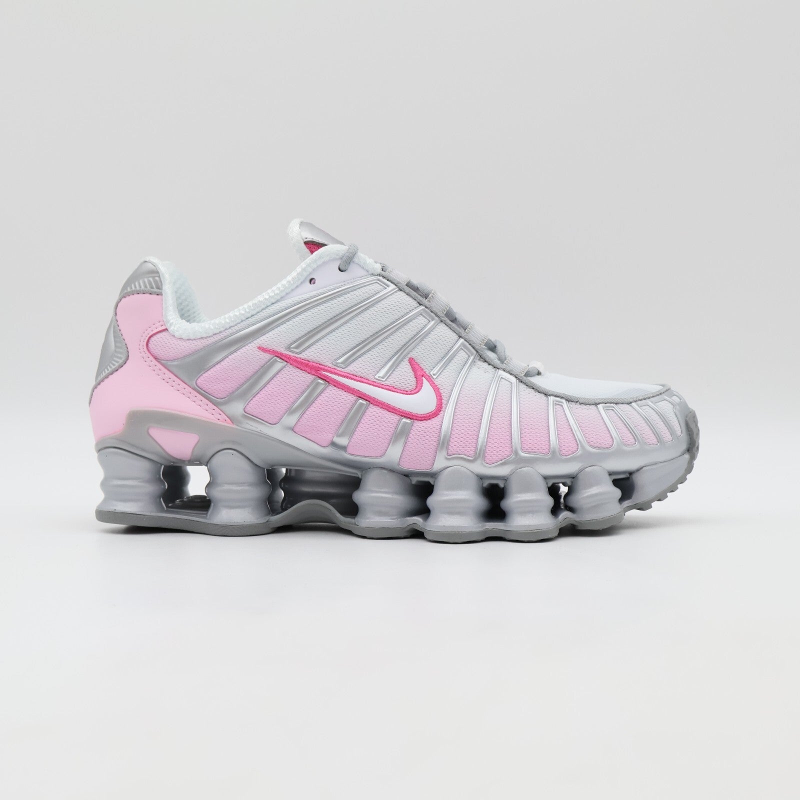 HV2520-001 Nike Shox TL Metallic Platinum Pinksicle (Women's )