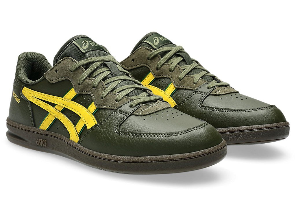1203A451-301 Asics Skyhand OG Olive Canvas Tai Chi Yellow (Men's)