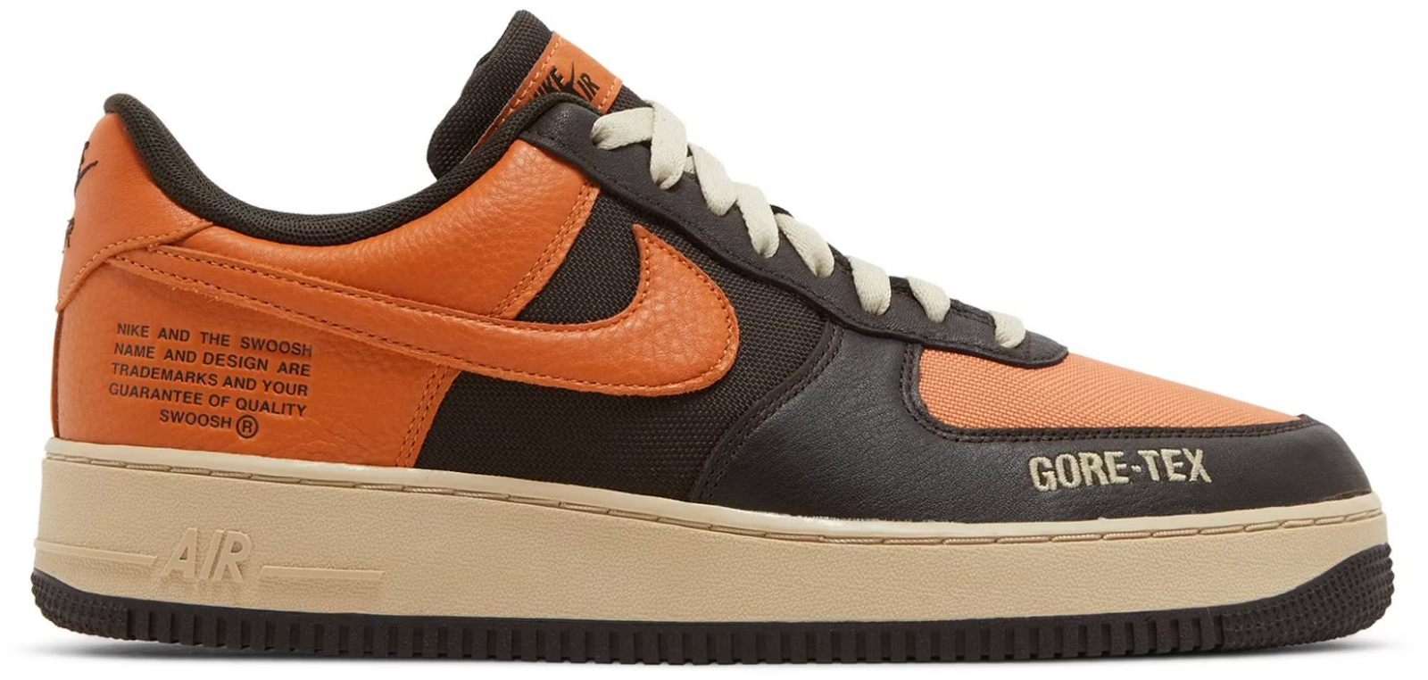 DO2760-220 Nike Air Force 1 Low GORE-TEX "Brown/Hot Curry" (Men's)