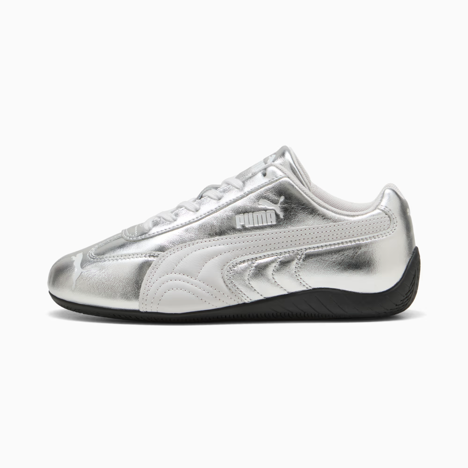 406881-01 Puma Speedcat Silver Feather Gray PUMA Black (Women's)