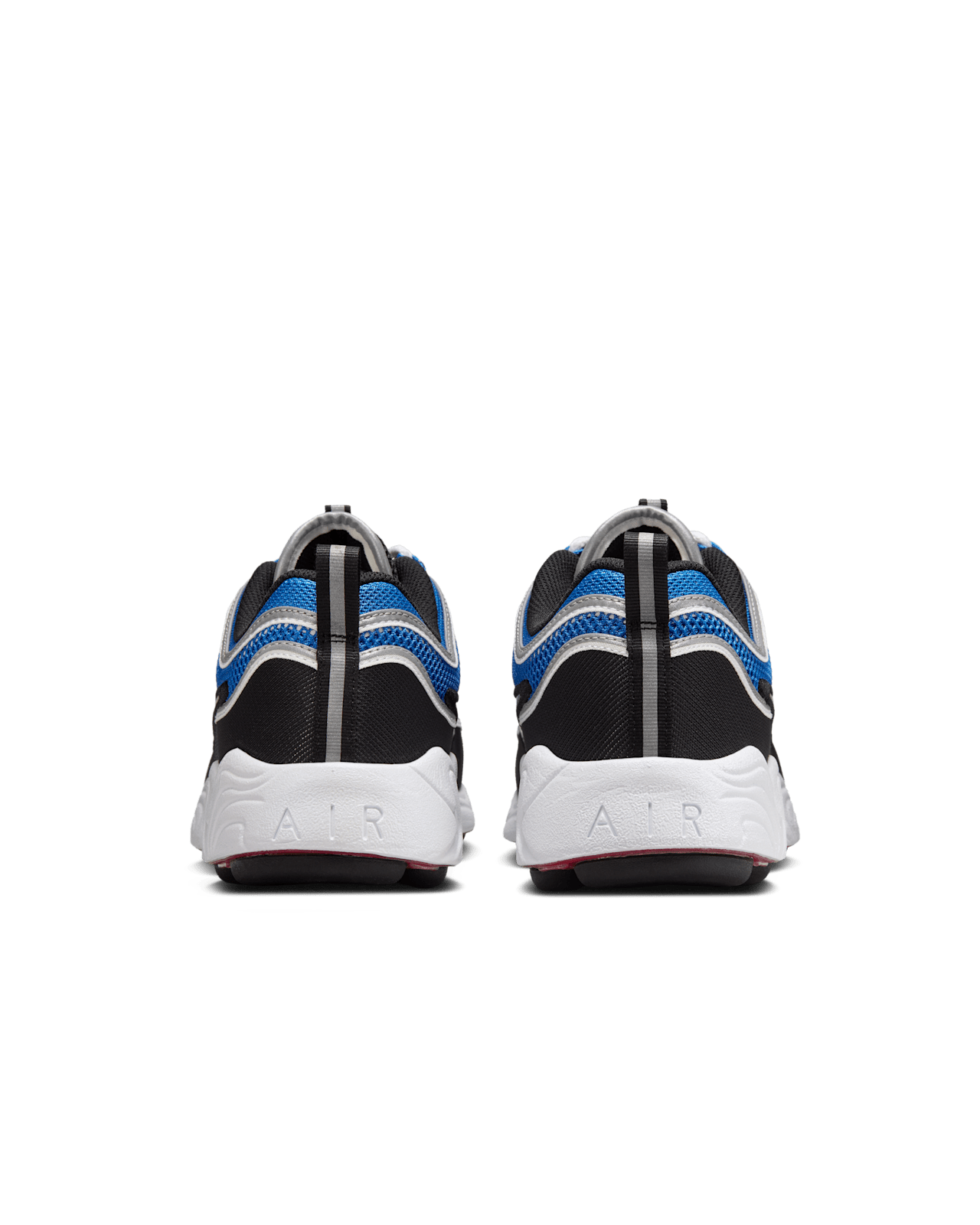 HF9117-400 Nike Air Zoom Spiridon Black and Signal Blue (Men's)