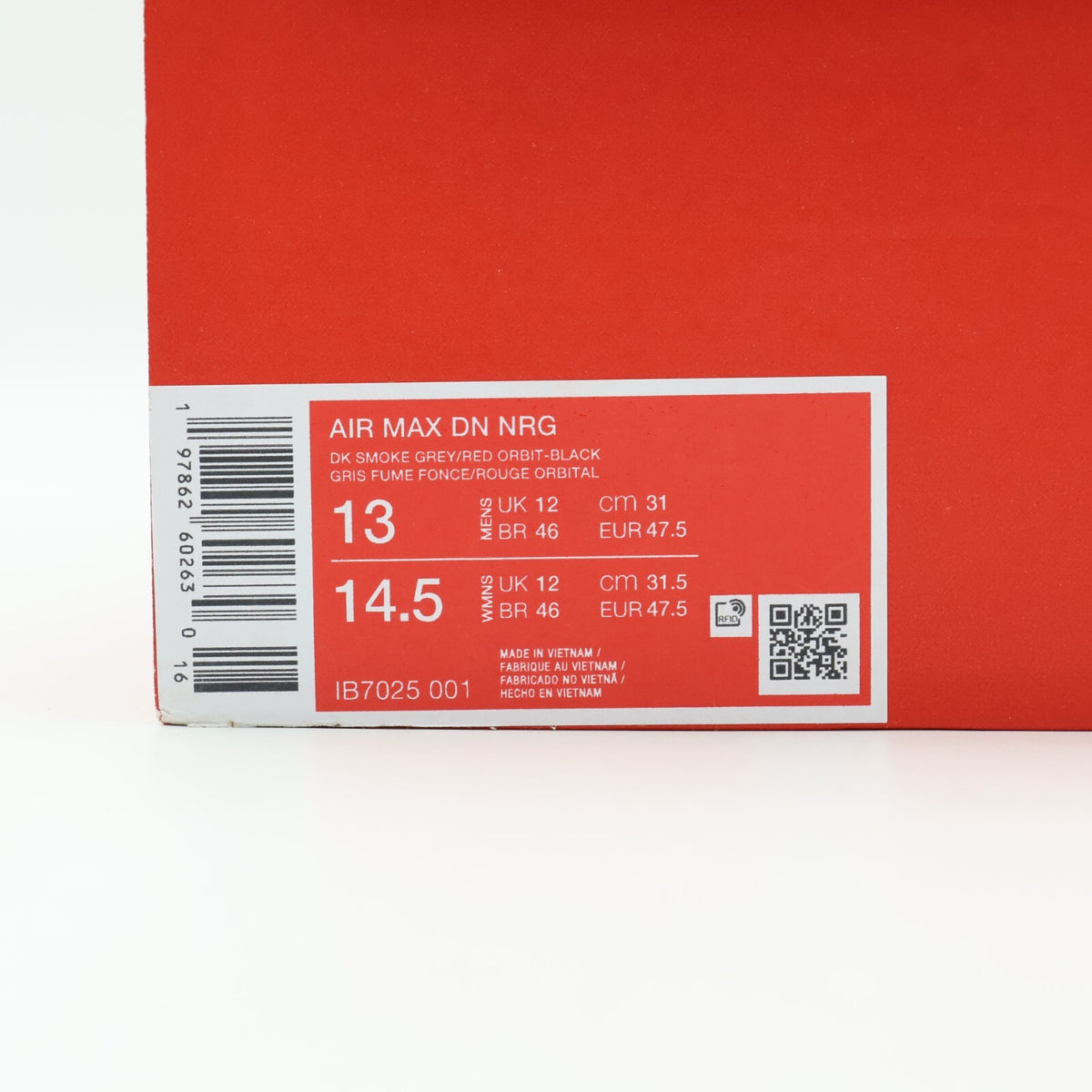 IB7025-001 Nike Air Max DN Dark Smoke Grey Black Sweet Beet Red Orbit (Men's)