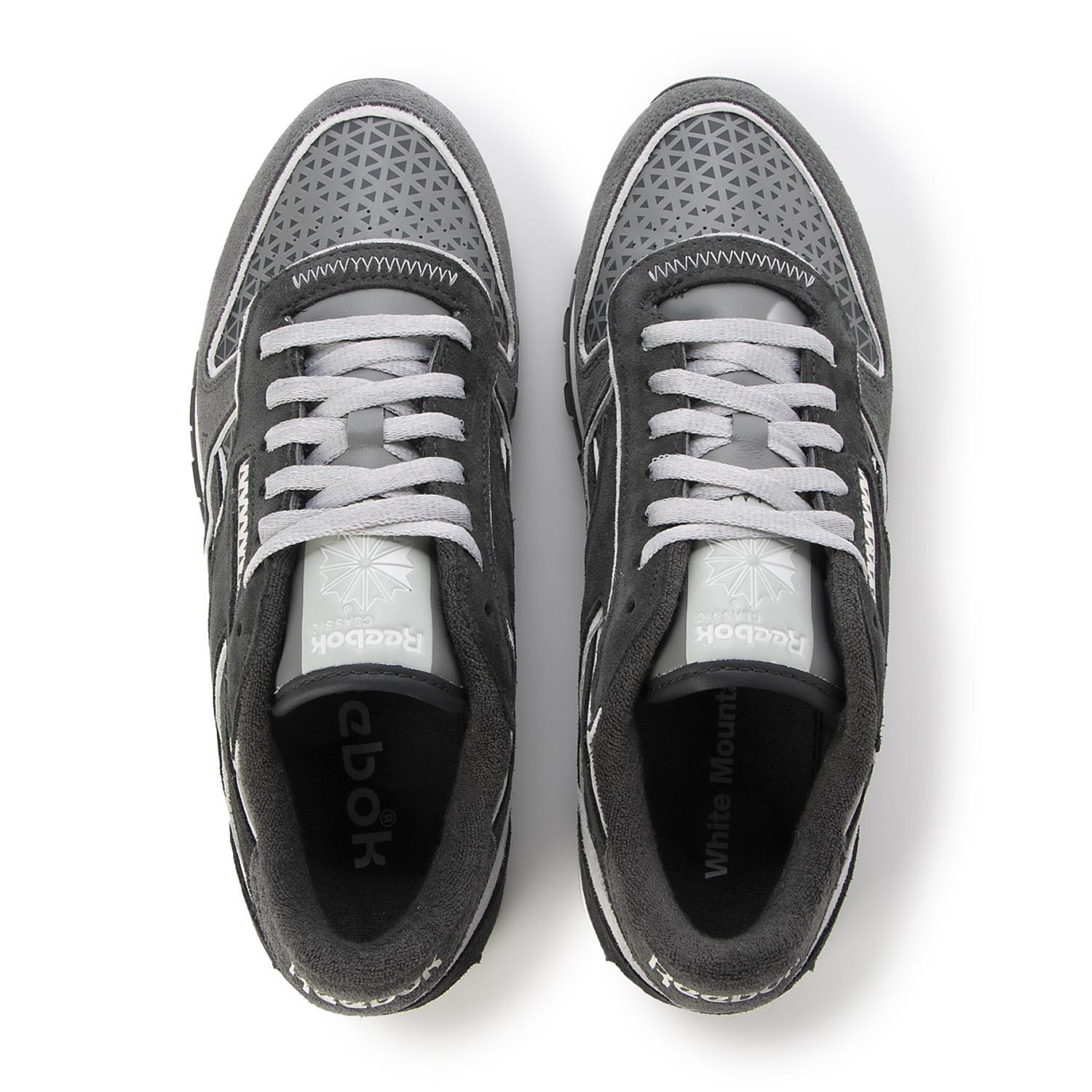 100233213 White Mountaineering Reebok Classic Leather Grey (Men's)
