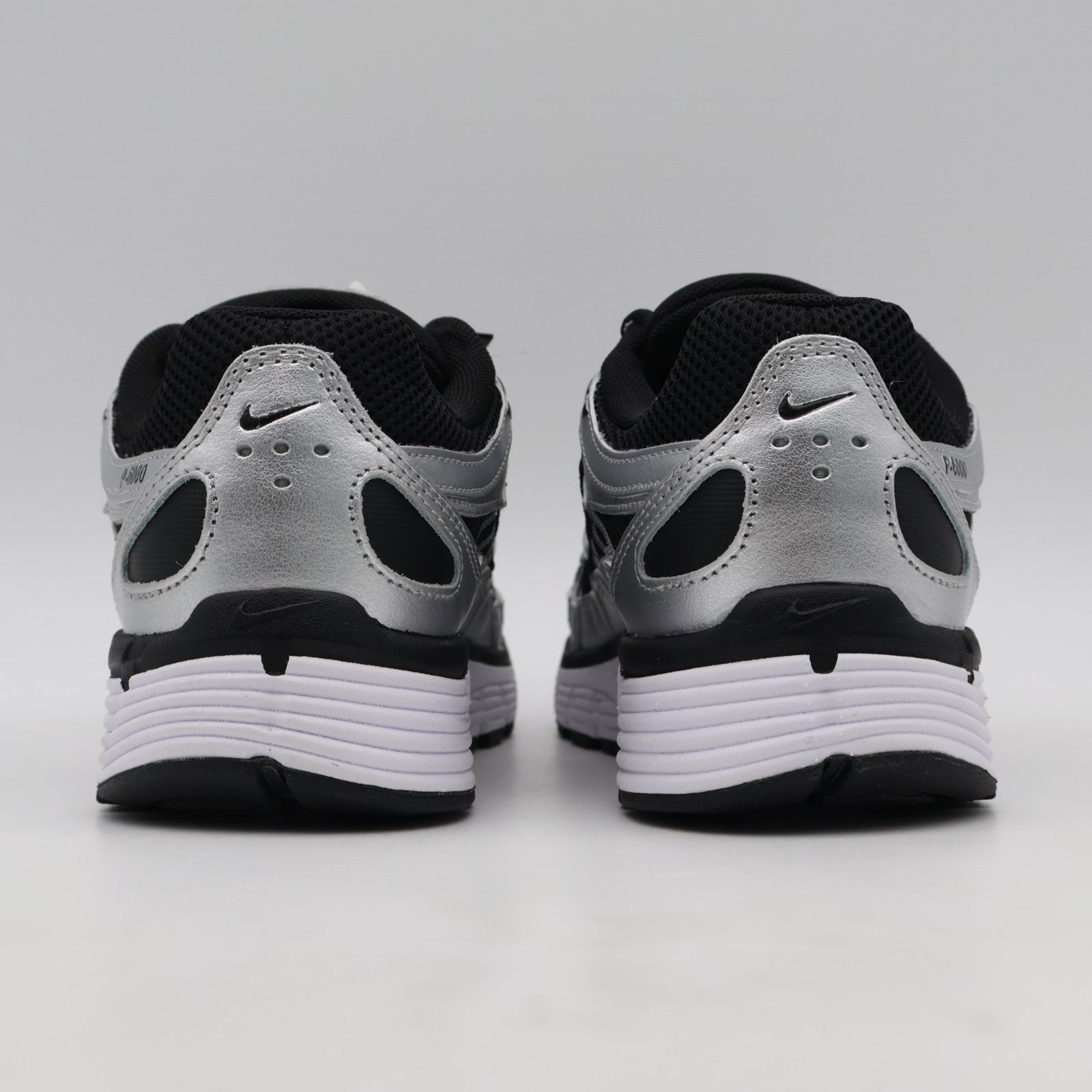 BV1021-013 Nike P-6000 Metallic Silver Black White Metallic Silver (Women's)
