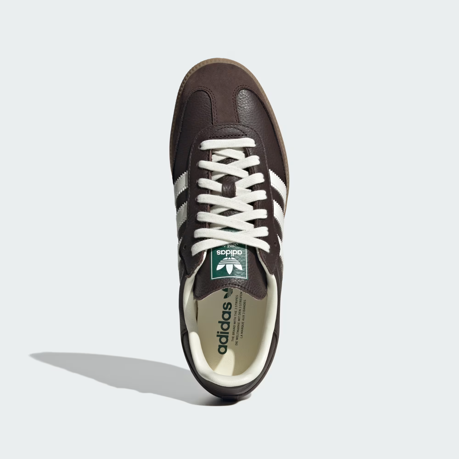 JR0891 adidas Originals Samba OG Dark Brown Off White Gum (Men's)