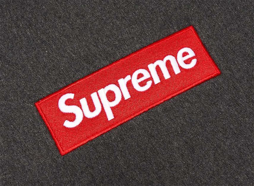 Supreme Box Logo Hooded Sweatshirt Charcoal (21FW)