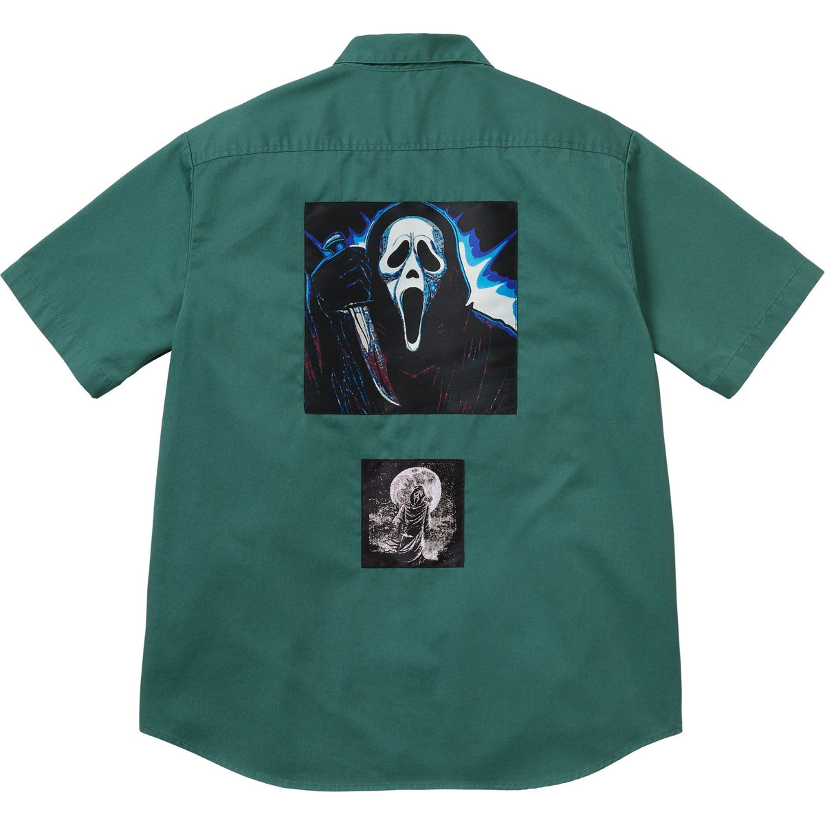 Supreme Ghostface S/S Work Shirt Work Green