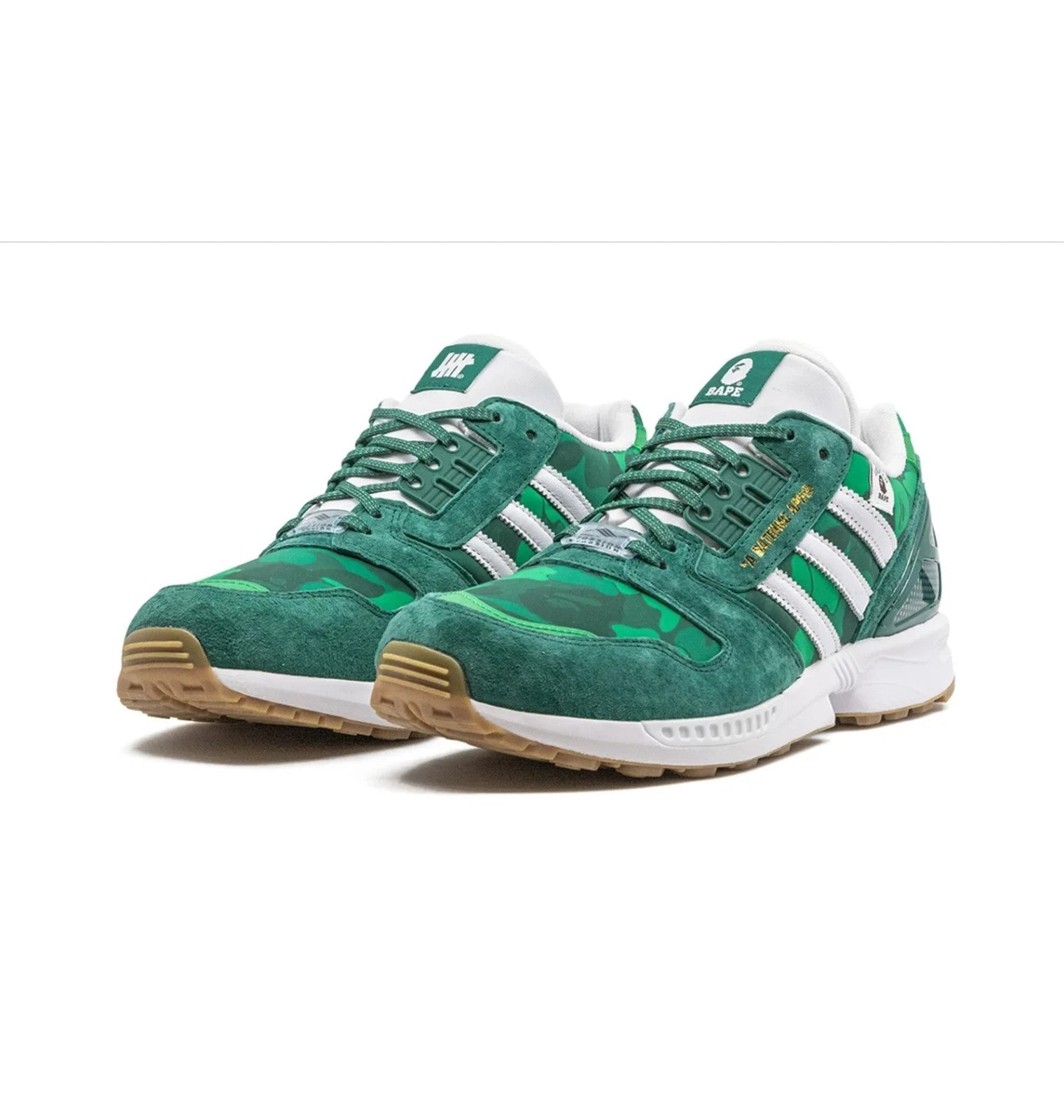 FY8851 A BATHING APE Ã UNDEFEATED Ã adidas ZX8000 "Green" (Men's)