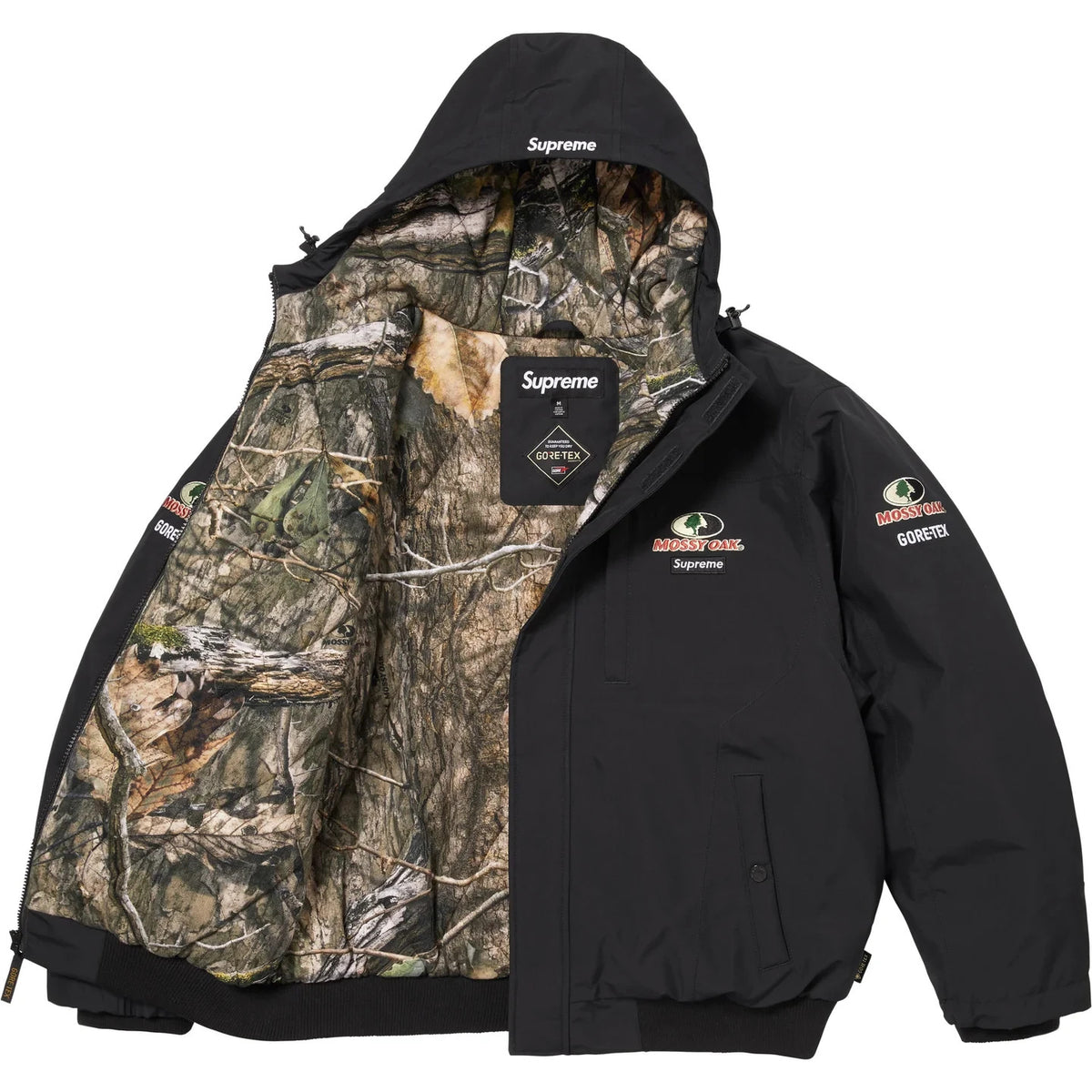 Supreme GORE-TEX Mossy Oak Jacket Black