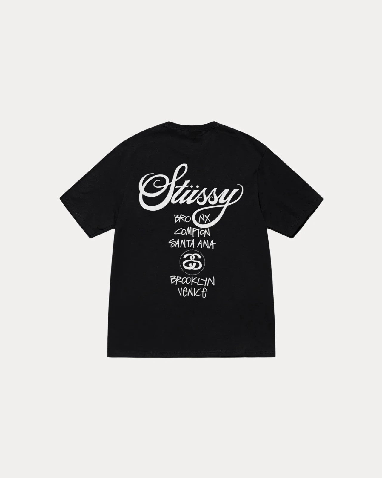 Stussy World Tour Tee Black 25SS 3903962