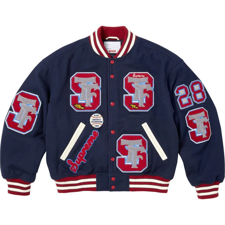 Supreme Drill Team Varsity Jacket Navy