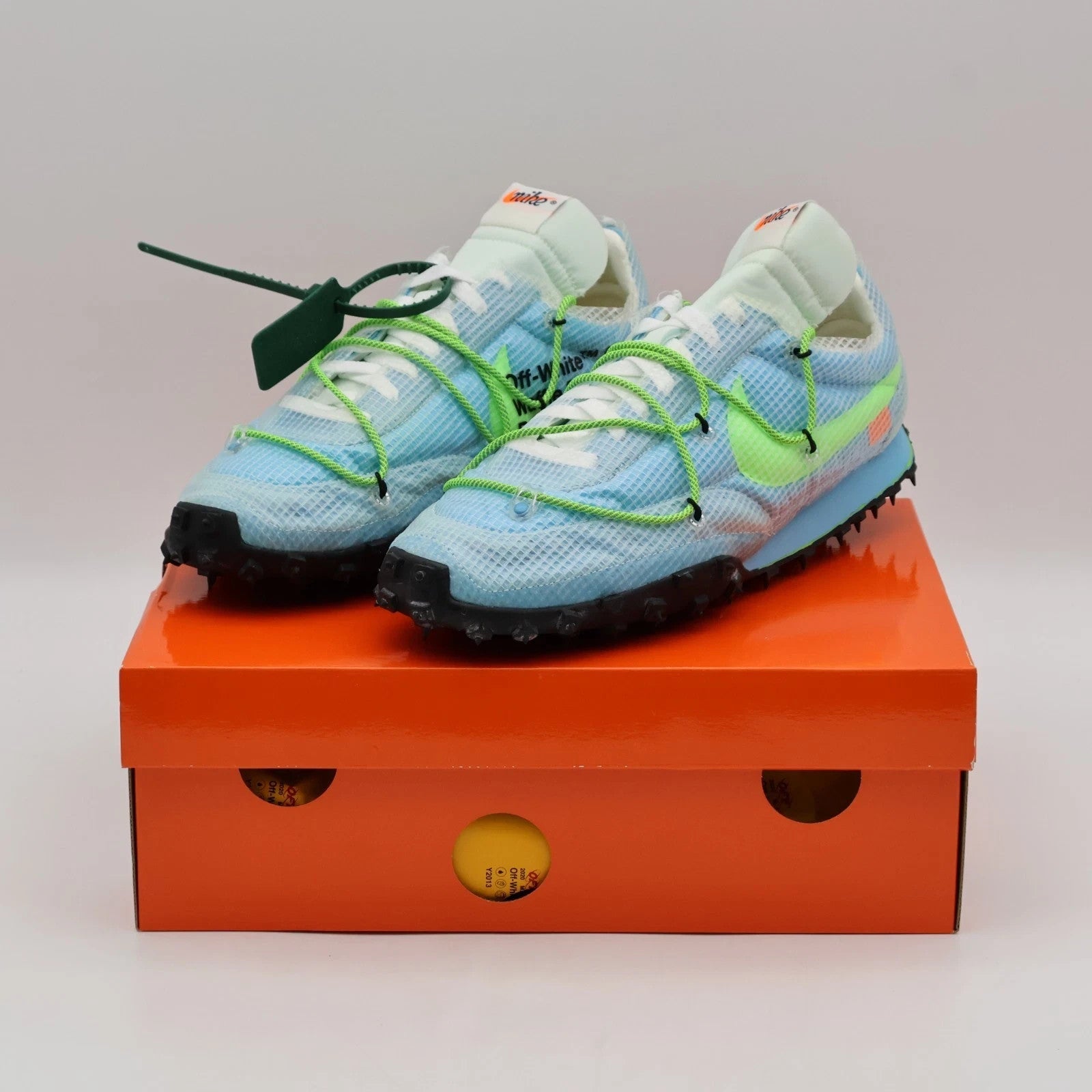 CD8180-400 Off-White Ã Nike Waffle Racer Vivid Sky (Women's)