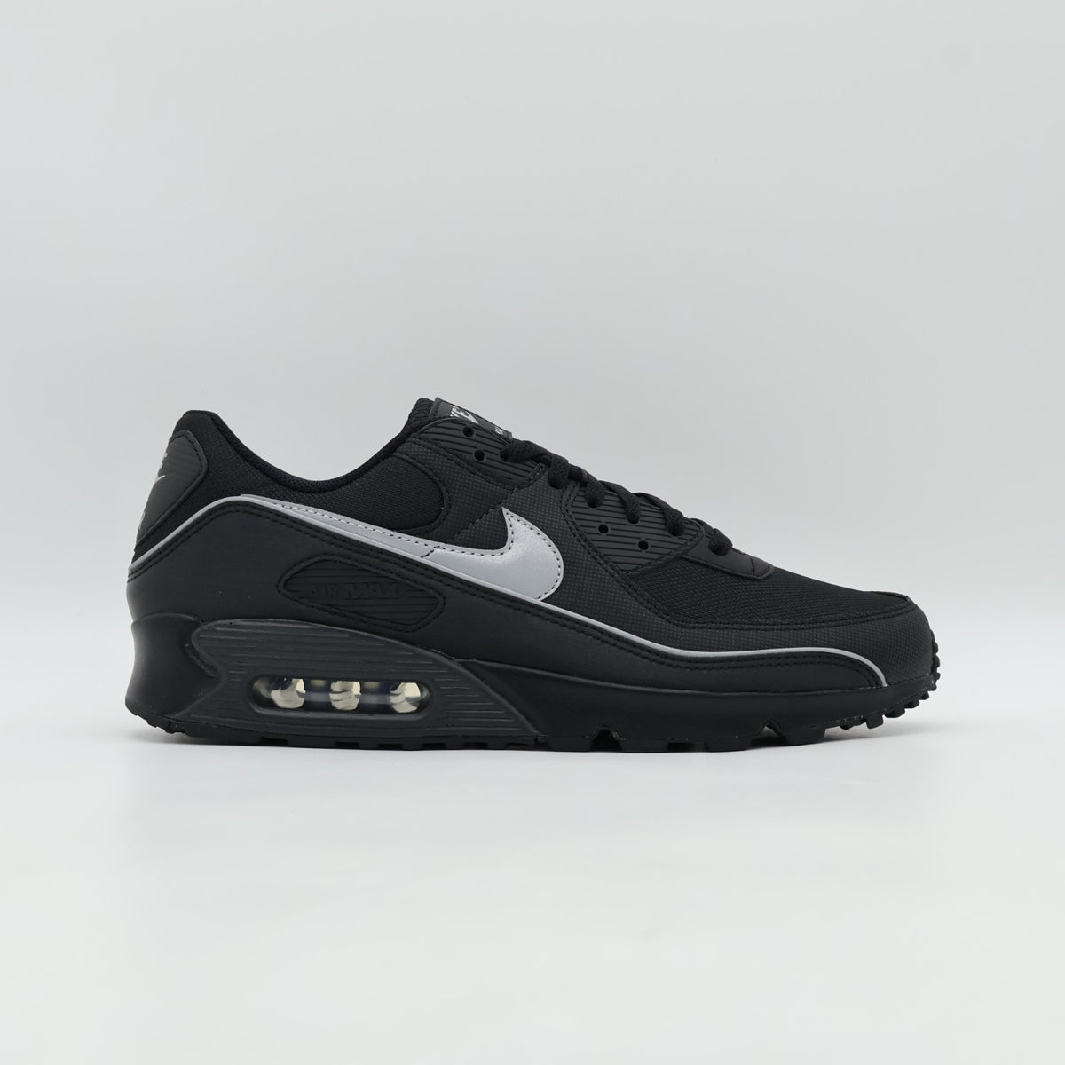 HV4517-002 Nike Air Max 90 Black Reflective (Men's)