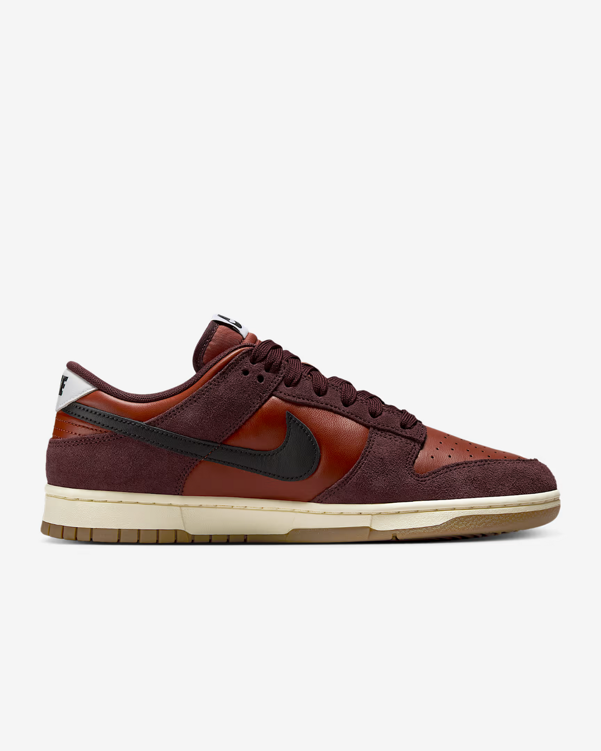IB6399-600 Nike Dunk Low Mars Stone Black Burgundy Crush (Men's)