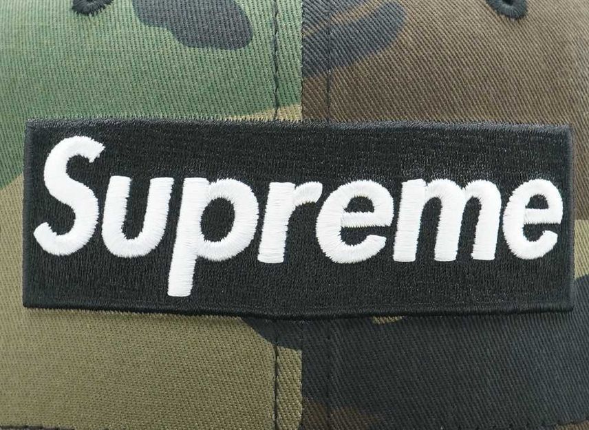 Supreme MLB Teams Box Logo New Era Woodland Camo