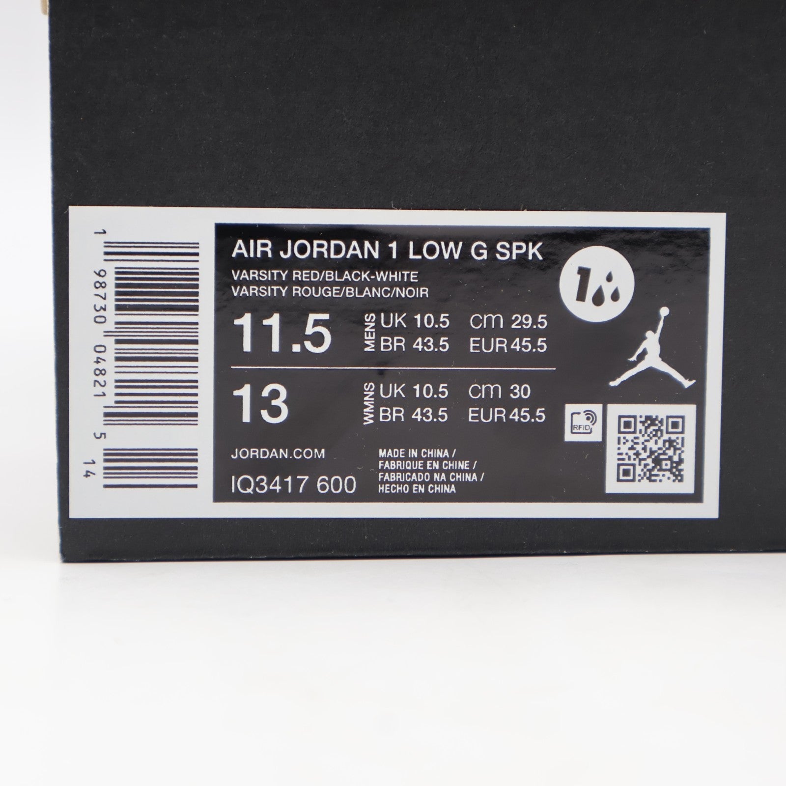 IQ3417-600 Nike Air Jordan 1 Low Golf "Chicago" (Men's)