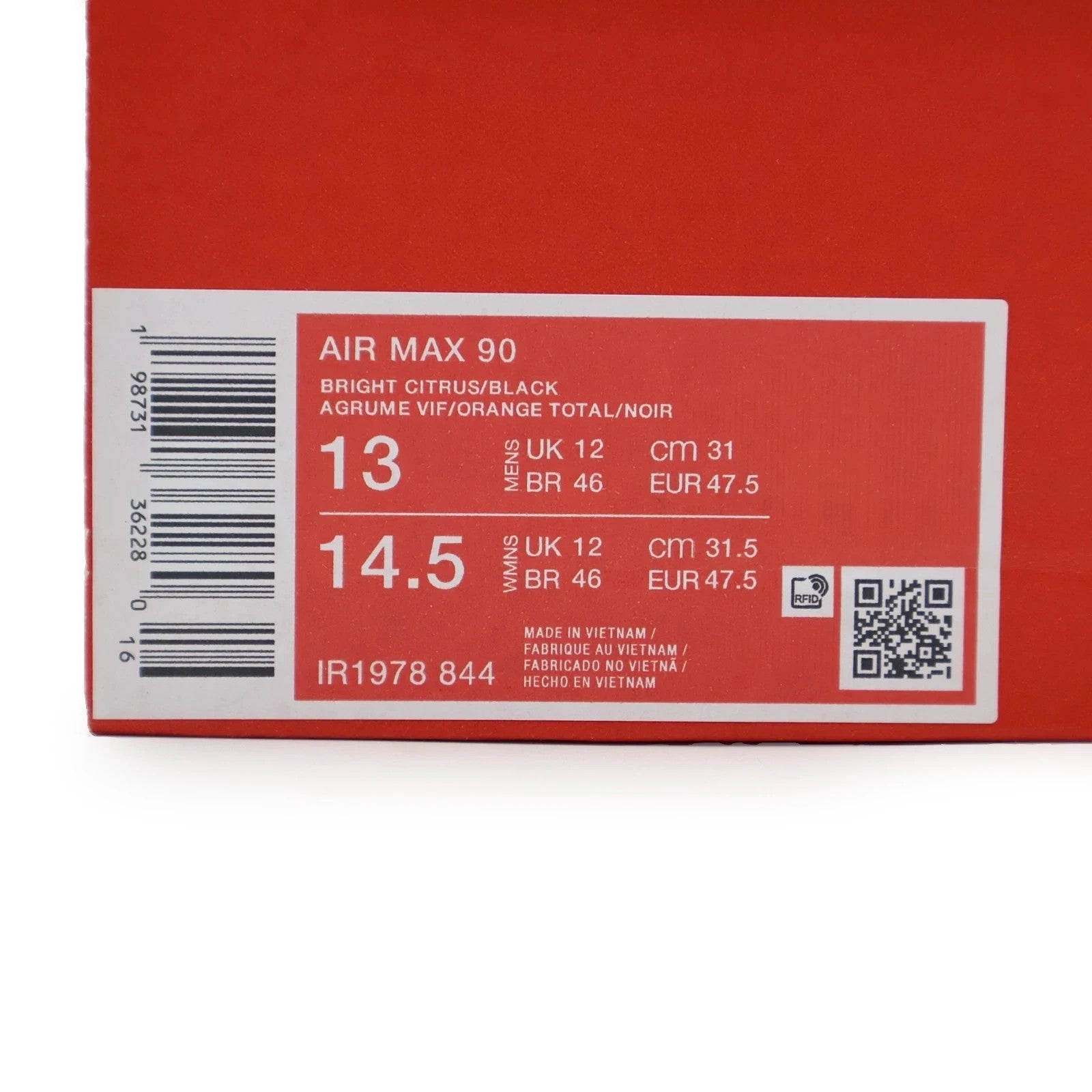 IR1978-844 Nike Air Max 90 "Hypervenom" (Men's)