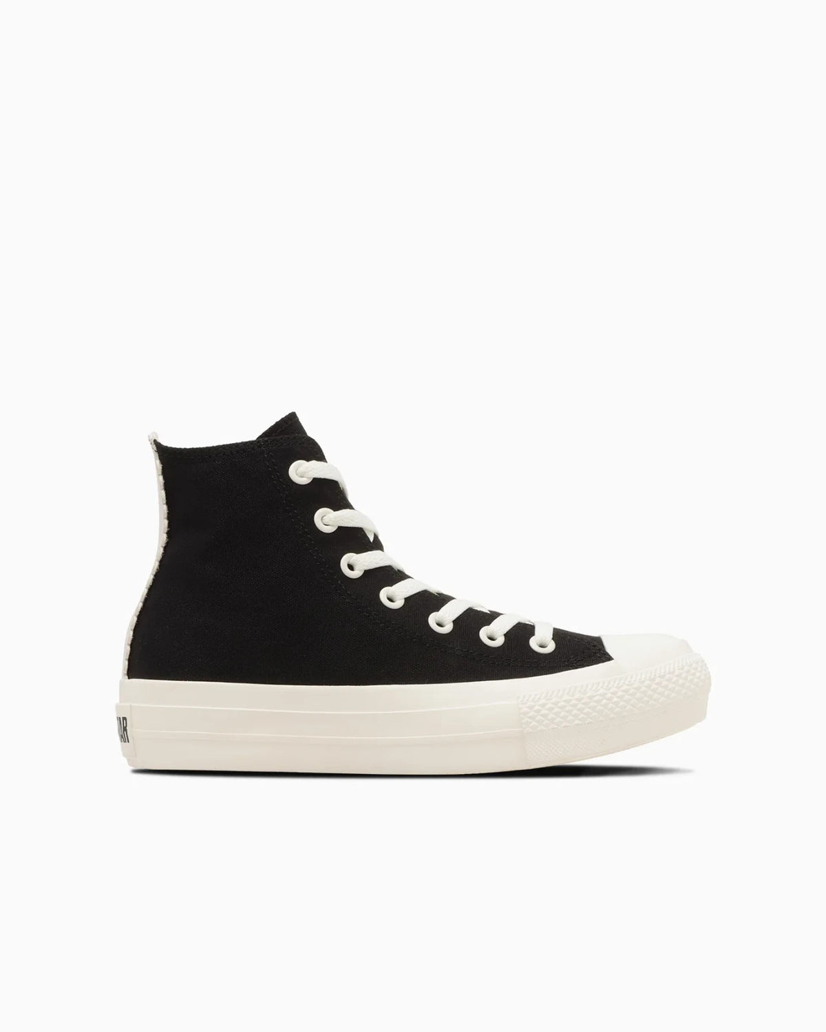 31318810 Converse Women's All Star PLTS Flowercut Hi "Black/White" (Women's)