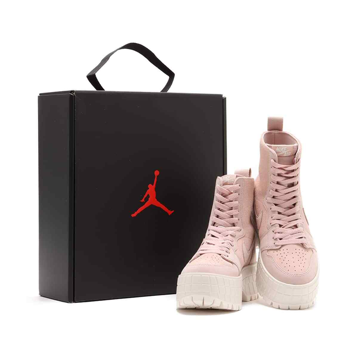FJ5737-601 Nike Women's Air Jordan 1 Brooklyn Pink Suede (Women's)