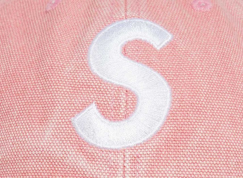 Supreme Pigment S Logo 6-Panel Bright Pink