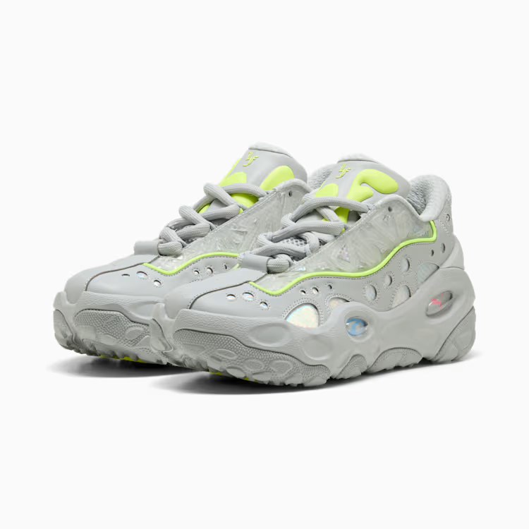 312271-01 LaMelo Ball Puma La France RNR Grey Neon (Men's)
