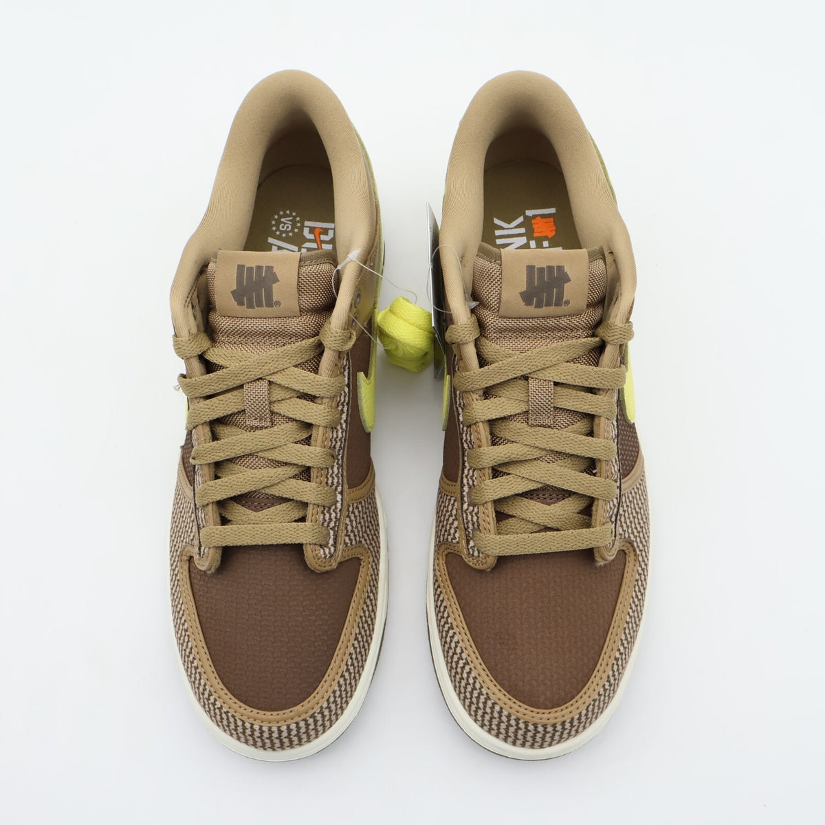 DH3061-200 Nike Dunk Low SP x Undefeated Brown Canteen Lemon Frost Palomino